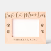 Cadres Gravés Personnalisé Meilleur Chat Maman Jamais (Recto)