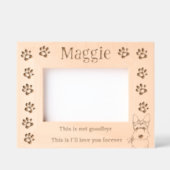 Cadres Gravés Pet Loss Memorial Scottish Terrier (Recto)