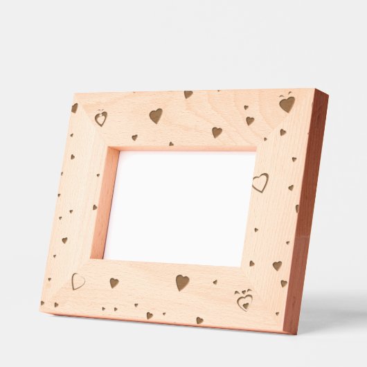 Cadres Gravés Petits Coeurs (Gauche)