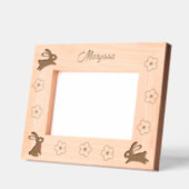 Cadres Gravés Petits lapins et fleurs mignons 7x5 (Gauche)