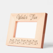 Cadres Gravés Petits pingouins personnalisés, hiver, Paysage 6 x (Gauche)