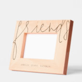 Cadres Gravés Photo d'amis personnalisés modernes (Gauche)