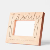 Cadres Gravés Photo de famille personnalisée moderne (Gauche)