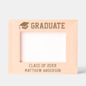 Cadres Gravés Photo de fin d'études (Recto)