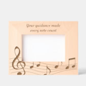 Cadres Gravés Photo en bois sur mesure en Merci (Recto)