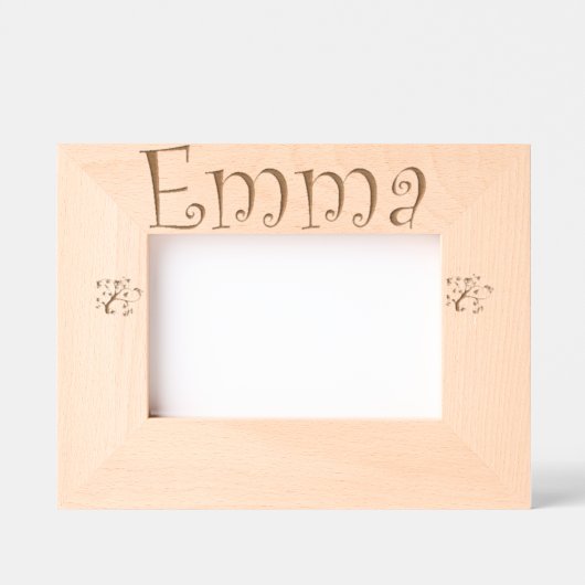 Cadres Gravés Photo frame Emma trendy first name (Recto)