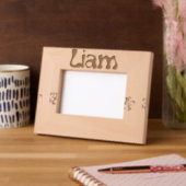 Cadres Gravés  Photo Frame Liam trendy first name (Gauche)