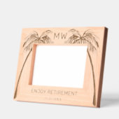 Cadres Gravés Photo Palm Trees 7"x5" Profitez d'un monogramme de (Gauche)