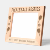 Cadres Gravés Pickleball Besties Groupe d'amis Pickleball Friend (Gauche)