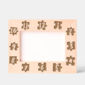 Cadres Gravés Pièces de scie personnalisées, numéros d'horloge P (Recto)