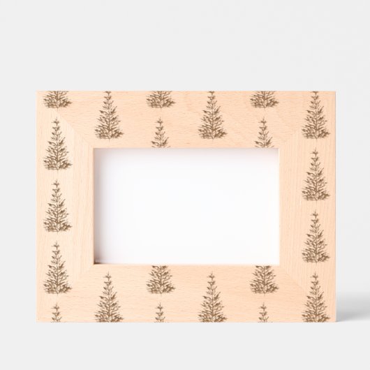 Cadres Gravés Pine Tree Pattern (Recto)