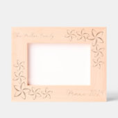 Cadres Gravés Plumeria pour vacances en famille tropicale (Recto)