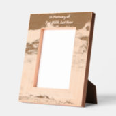 Cadres Gravés Poem Memorial Keepsake Ocean Sea Beach (Gauche)