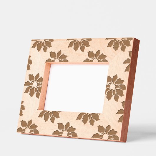 Cadres Gravés Poinsettia Pattern (Gauche)