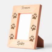 Cadres Gravés Pour toujours dans nos coeurs | Mémorial aux chien (Gauche)