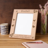 Cadres Gravés Pour toujours dans nos coeurs Pet Memorial (Gauche)