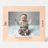 Cadres Gravés Premier Noël du bébé