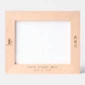 Cadres Gravés Premier Noël du bébé (Recto)