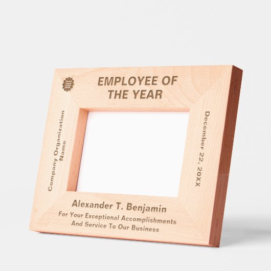 Cadres Gravés Prix de reconnaissance de l'employé de l'année en  (Gauche)