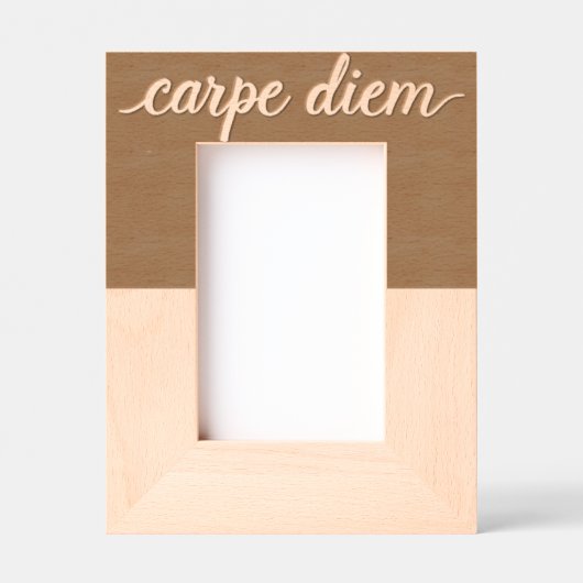 Cadres Gravés Produits avec un design "carpe diem" (Recto)
