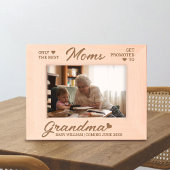 Cadres Gravés Promu à grand-mère Faire-part personnalisée pour b