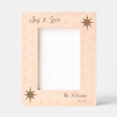 Cadres Gravés Prospérité Noël Star-Text 5x7 Portrait (Recto)