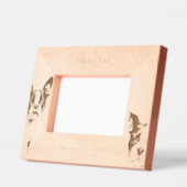 Cadres Gravés race de chien personnalisée (Gauche)