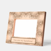 Cadres Gravés Rayons Radiants Personnalisés, Vous Êtes Mon Solei (Gauche)