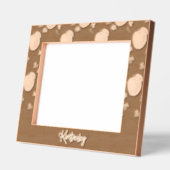 Cadres Gravés Red apples and leaves on black (Gauche)