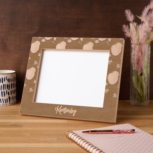 Cadres Gravés Red apples and leaves on black (Gauche)