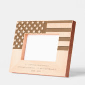 Cadres Gravés Retraite militaire du drapeau américain (Gauche)