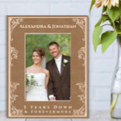 Cadres Gravés Romantic Forevermore photo Mariage nouvellement ma