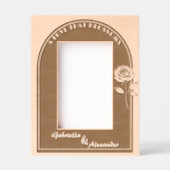 Cadres Gravés Romantic Valentine’s Gift for Couples - Rose  (Recto)