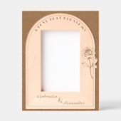Cadres Gravés Romantic Valentine’s Gift for Couples - Rose  (Recto)