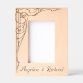 Cadres Gravés Romantique, Élégant, Mariage orné (Recto)