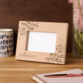 Cadres Gravés Rose (Gauche)