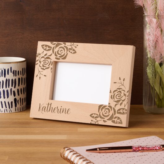 Cadres Gravés Rose (Gauche)