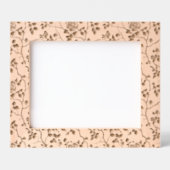 Cadres Gravés Rose Floral (Recto)