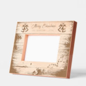 Cadres Gravés Rustic Wood Jingle Bells Merry Christmas Holiday (Gauche)