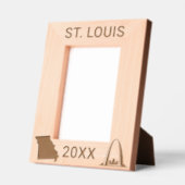 Cadres Gravés Saint-Louis Arch Missouri Custom (Gauche)