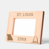 Cadres Gravés Saint-Louis Arch Missouri Custom (Gauche)