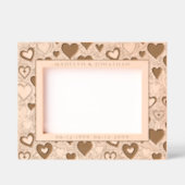 Cadres Gravés Saint Valentin Coeur & Foliage Anniversaire Mariag (Recto)