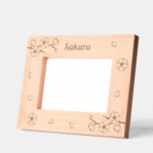 Cadres Gravés Sakura Cherry Blossoms Nom personnalisé 7x5 (Gauche)
