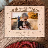 Cadres Gravés Scène Nativité Bébé Jésus Christ