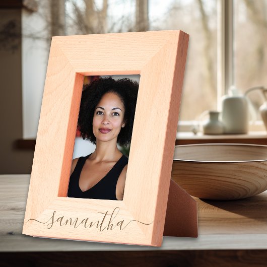 Cadres Gravés Script de nom personnalisé