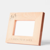 CADRES GRAVÉS SCRIPT JOY, DATED CHRISTMAS PICTURE (Gauche)