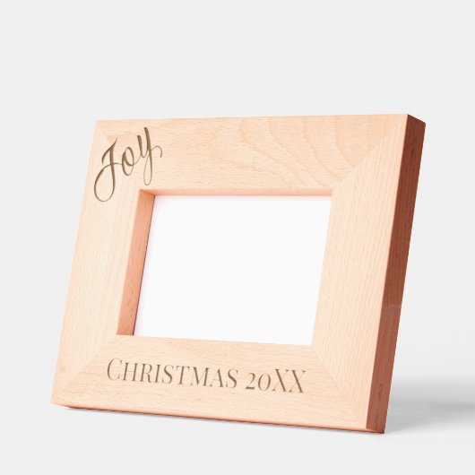 CADRES GRAVÉS SCRIPT JOY, DATED CHRISTMAS PICTURE (Gauche)