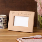 Cadres Gravés Script moderne classique Cursive Joyeux Noël (Gauche)