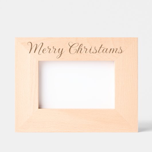 Cadres Gravés Script moderne classique Cursive Joyeux Noël (Recto)