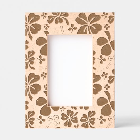 Cadres Gravés Shamrock Clover Pattern Four Leaves (Recto)